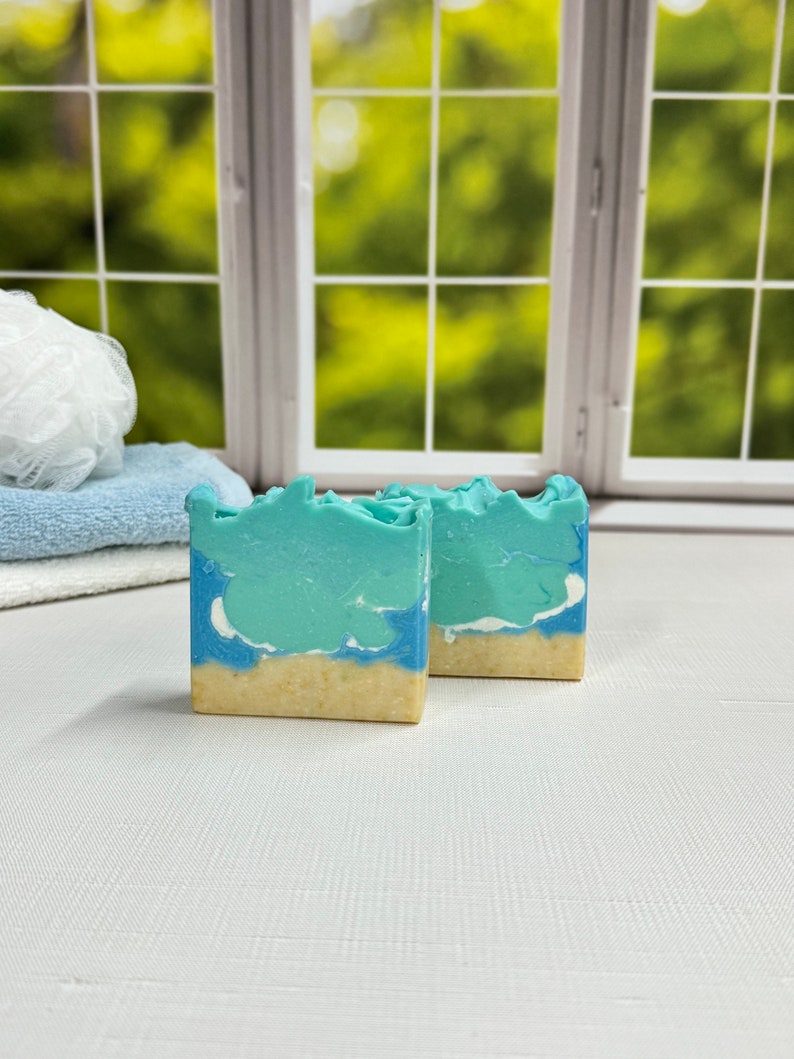 Beach Soap / Artisan Soap / Handmade Soap / Soap / Cold Process Soap image 3