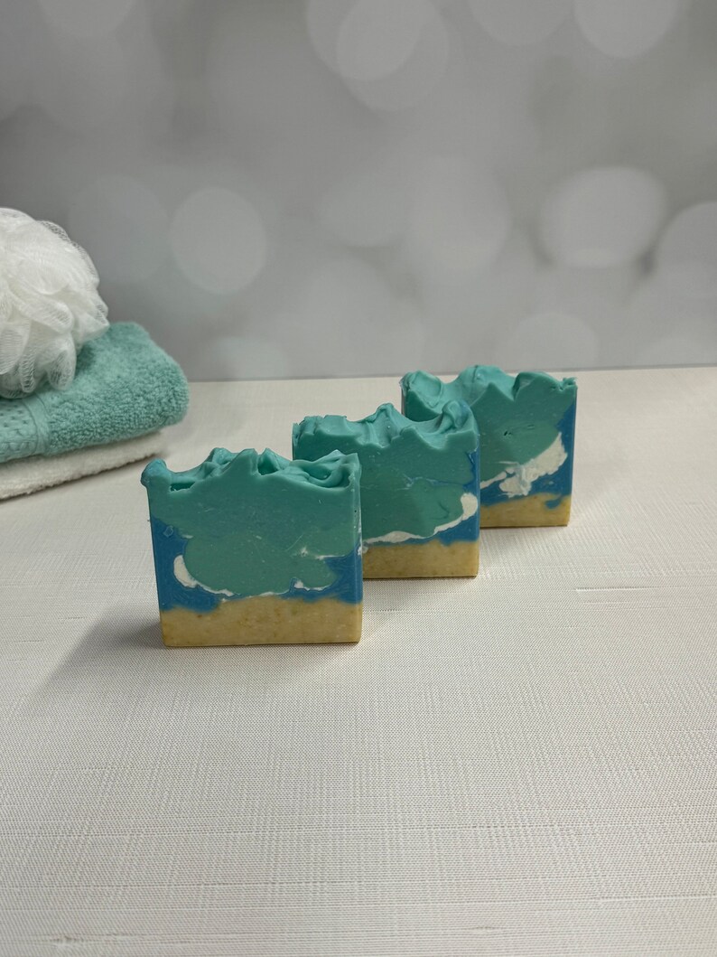 Beach Soap / Artisan Soap / Handmade Soap / Soap / Cold Process Soap image 9