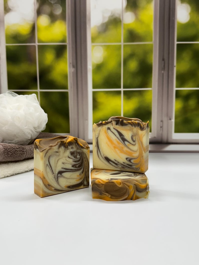Orange Clove Handmade Soap: Artisan Cold Process Soap image 3