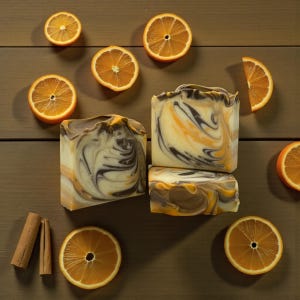 Orange Clove Handmade Soap: Artisan Cold Process Soap