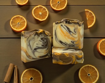 Orange Clove Handmade Soap: Artisan Cold Process Soap