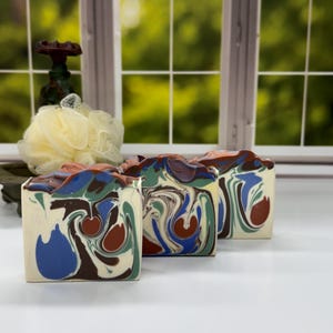 Bourbon & Cedarwood Soap/ Artisan Soap / Handmade Soap / Soap / Cold Process Soap