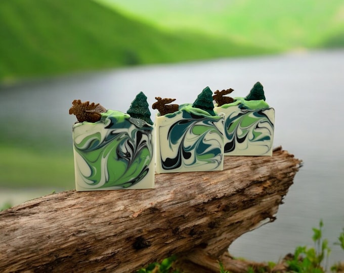 Woodland Moose Soap | Handmade Artisan Soap, Fir & Pine