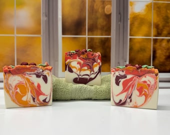 Cranberry Orange Soap/ Artisan Soap / Handcrafted Soap / Soap / Bar Soap