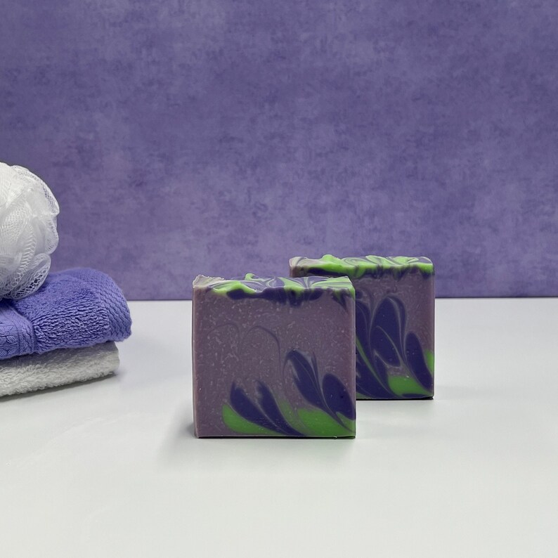 Lavender Mint Soap / Artisan Soap / Handmade Soap / Soap / Cold Process Soap image 5