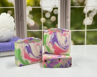 Sweet Pea Soap / Artisan Soap / Handmade Soap / Soap / Cold Process Soap