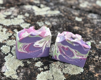 Black Raspberry Vanilla Soap/ Artisan Soap / Handmade Soap / Soap / Cold Process Soap
