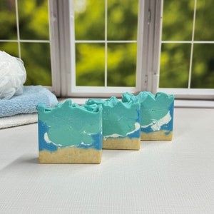 Beach Soap / Artisan Soap / Handmade Soap / Soap / Cold Process Soap image 4