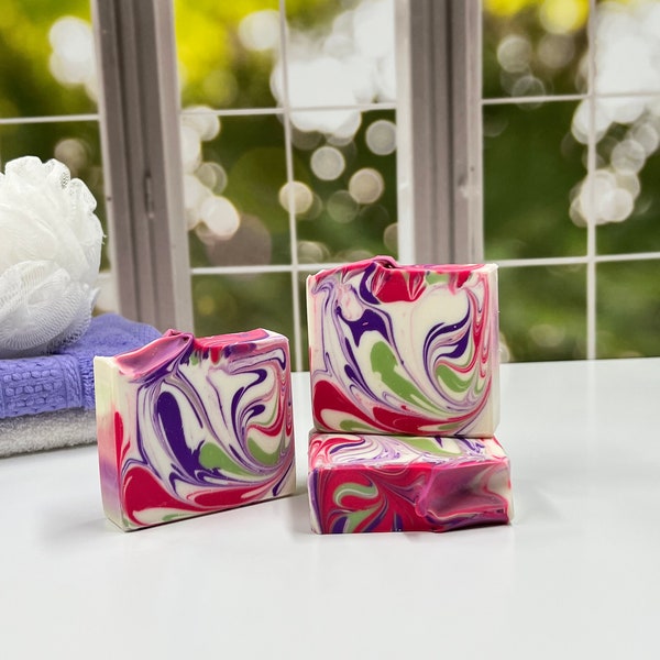 Cactus Blossom Soap / Artisan Soap / Handmade Soap / Soap / Cold Process Soap