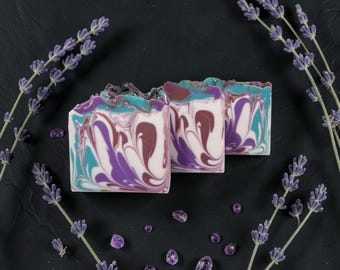 Enchantress Artisan Soap Bar: Orange Cherry Blossom Scent