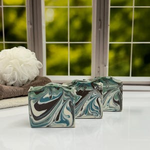 New England Morning Artisan Soap, Fir, Pine & Orange Scent