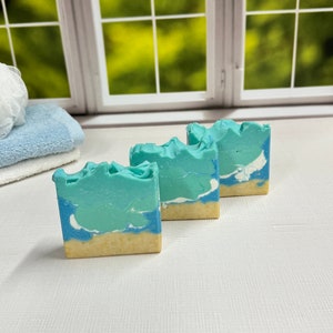 Beach Soap / Artisan Soap / Handmade Soap / Soap / Cold Process Soap image 2