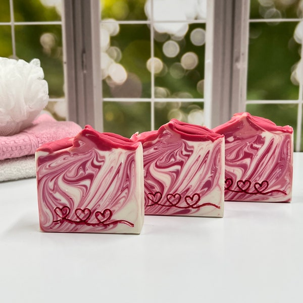 Love Letters Soap / Artisan Soap / Handmade Soap / Soap / Cold Process Soap