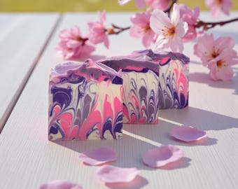 Love Spell Artisan Soap: Orange, Peach & Jasmine, Handmade