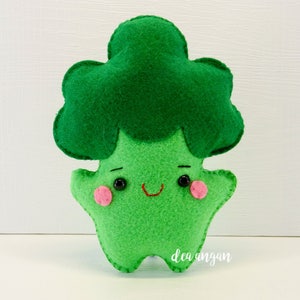 PDF Pattern: Kawaii Felt Vegetables Set. Play Food. Felt Food. Plushies Kawaii. Plushies Pattern. Felt Patterns Instant Download. image 4