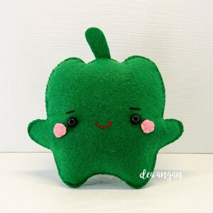 PDF Pattern: Kawaii Felt Vegetables Set. Play Food. Felt Food. Plushies Kawaii. Plushies Pattern. Felt Patterns Instant Download. image 6