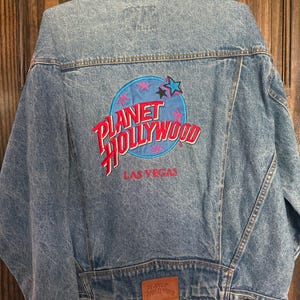 Planet hollywood denim jacket - Etsy 日本