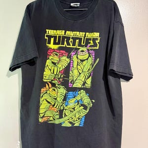 Vintage Retro TMNT Teenage Mutant Ninja Turtles Classic Comic Shirt
