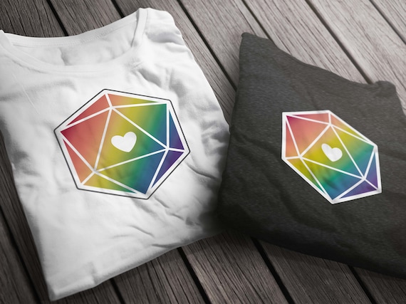 d&d gay pride shirt