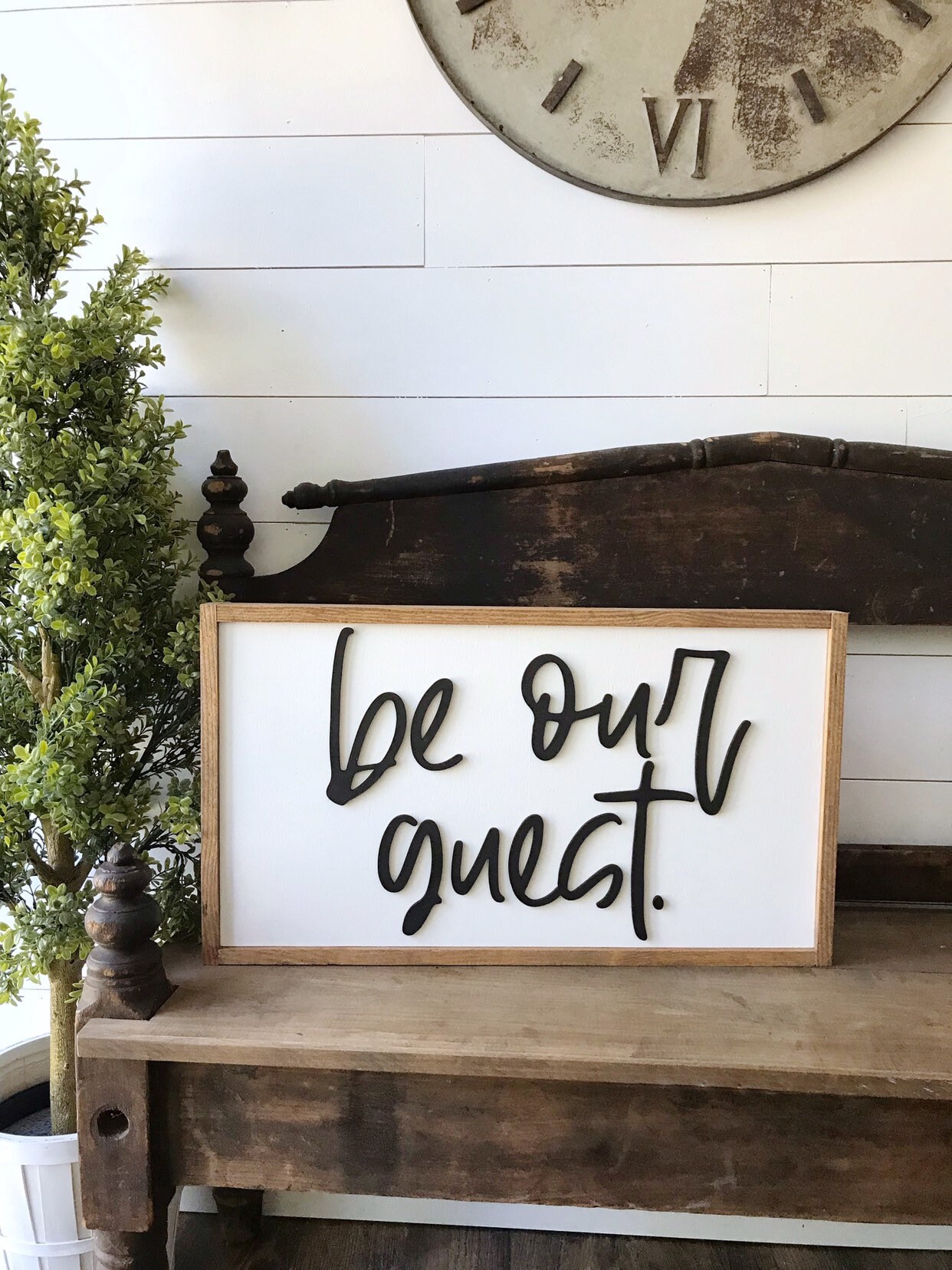 Be our guest sign guest room wall decor home decor