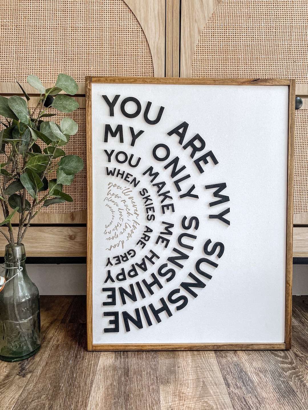 You Are My Sunshine In Sign Language You Are My Sunshine Sign You Are My Sunshine Nursery Sign Kids Room