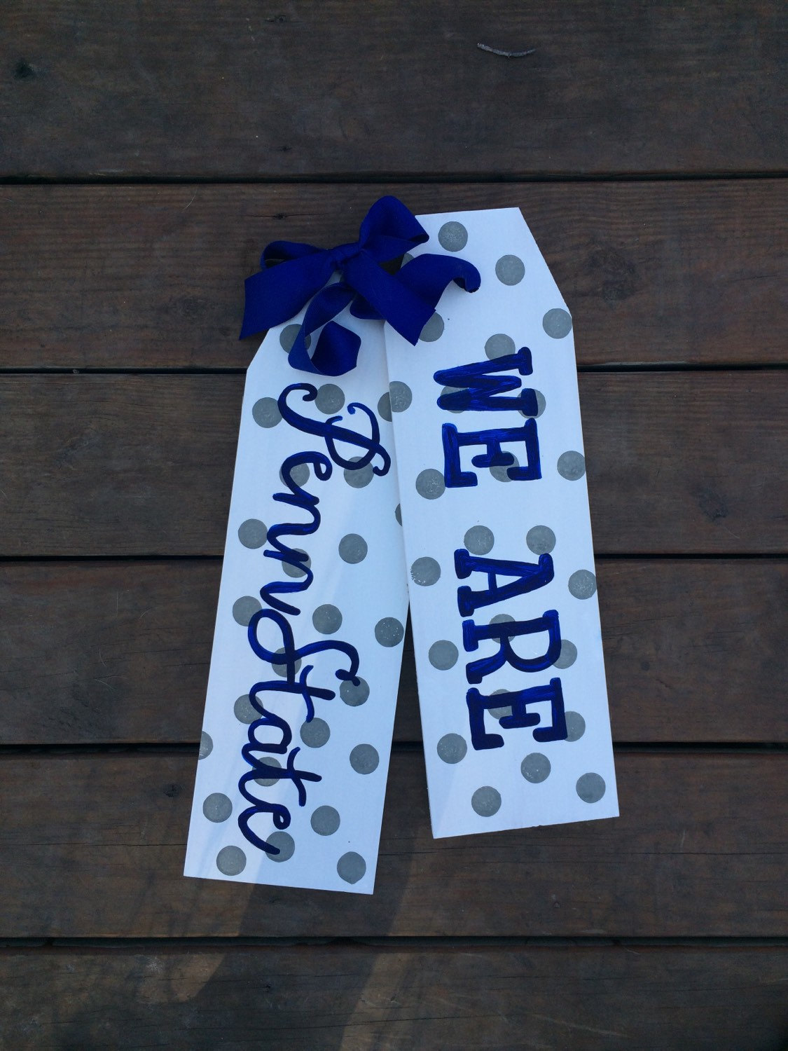 Front Door Decoration Door Hanger We Are Penn State Door Tag
