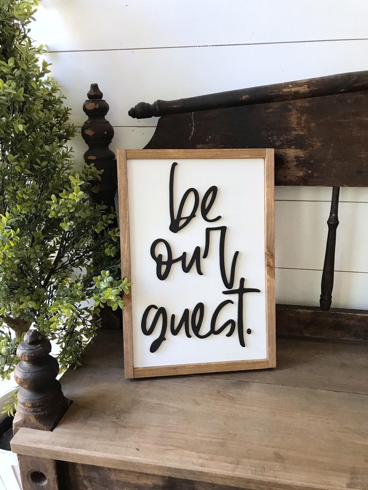 Be our guest sign guest room wall decor home decor
