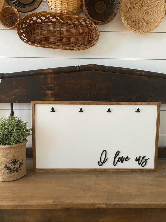 I love us sign - picture sign - 3D laser sign