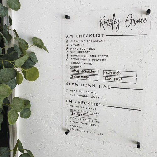 Kids responsibility chart - kids chore chart - customizable chore chart