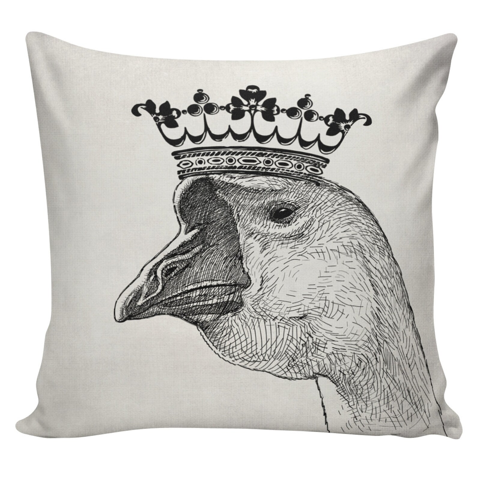 Novelty Pillow Cover Cotton Canvas Throw Pillow 18 inch square Etsy