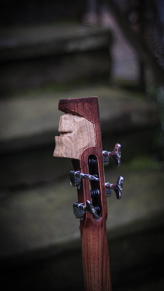 Electric Fretless Bass by Dashtick Guitars. Solid Body Etsy Israel