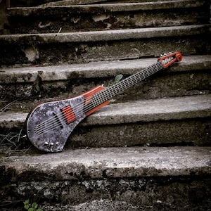 Custom electric guitar. Luthier guitar.