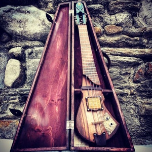 Tenor Electric ukulele. Solid body uke.