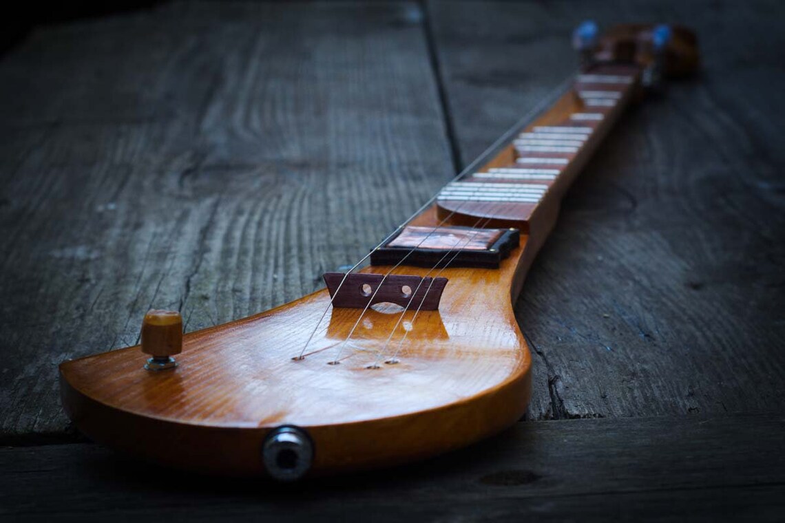 Electric Dulcimer. Solid Body Mountain Dulcimer. 4 Strings. Etsy