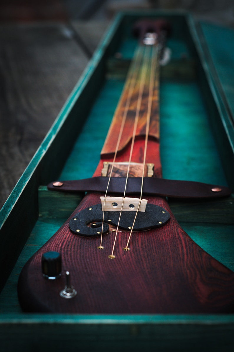 Electric 3string Diddley Bow. Fretless Guitar by Dashtick Etsy