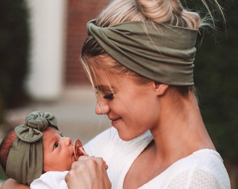 matching mommy and me headbands