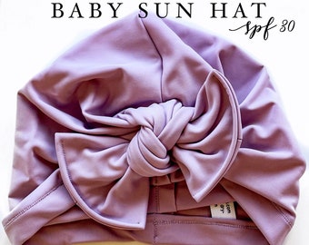SWIM Lavender Mist Hat : w/ Flat Bow