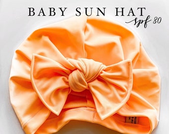 SWIM Citrus Sun Hat: w/ Flat Bow