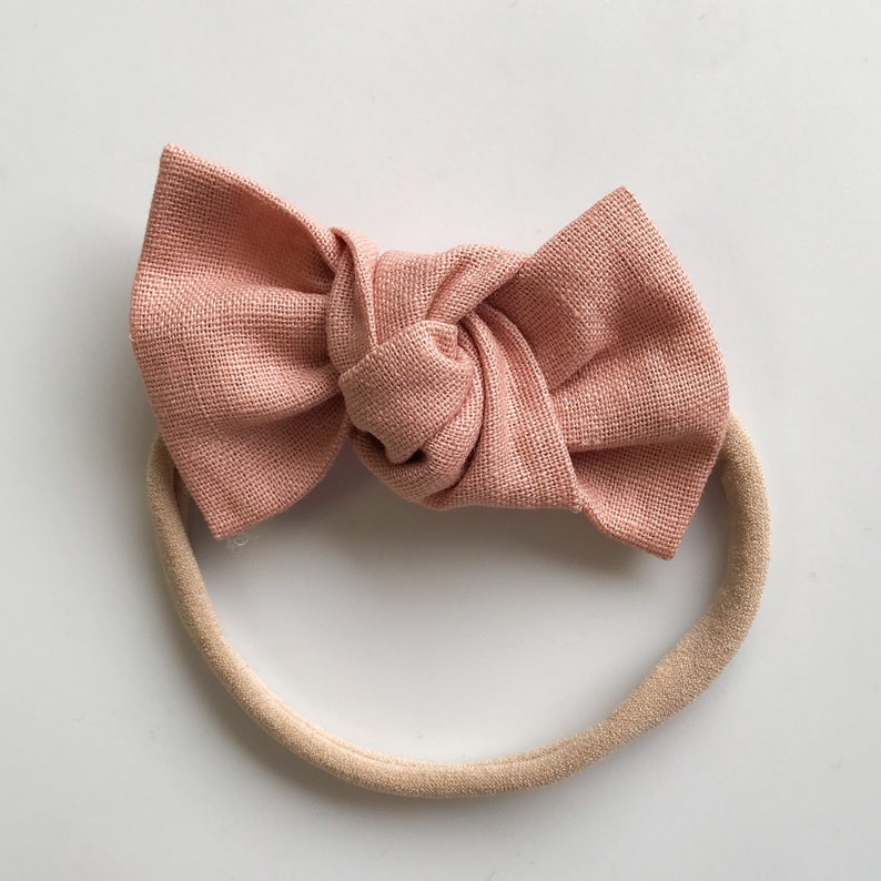 Blush Linen : Knot Bow Bild 2