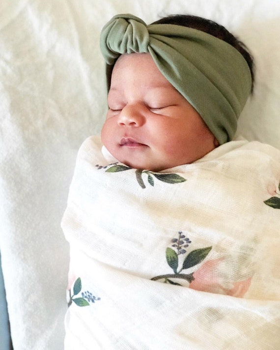 baby head knot headband