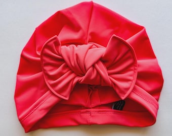 SWIM Bright Coral Sun Hat : SPF 50, baby sun hat, toddler sun hat, baby beach hat