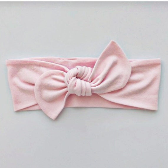 pink newborn headband