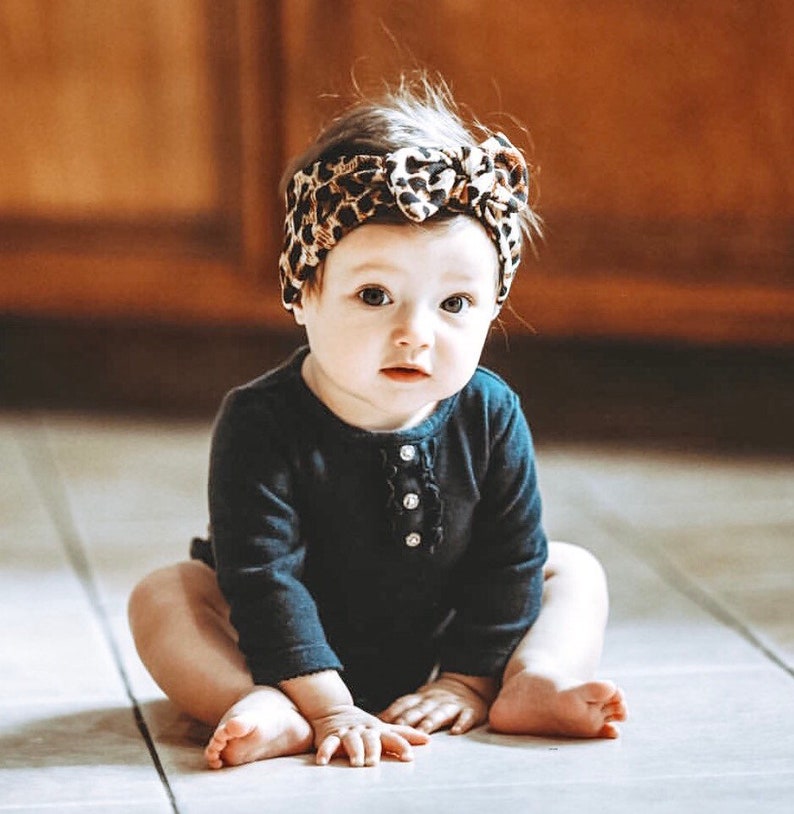 Cheetah Textured: Flat Bow Headband image 8