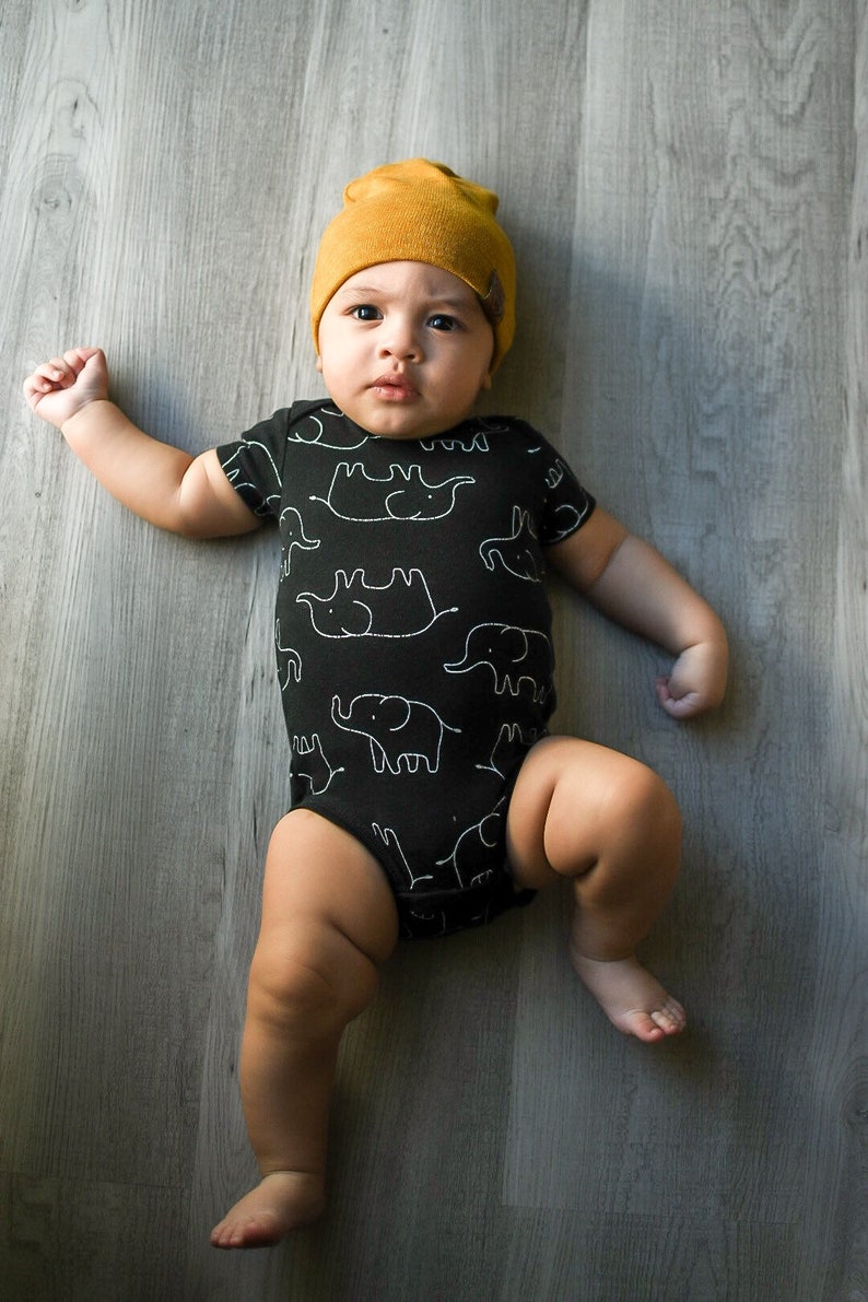 Mustard Knit Beanie newborn beanie infant beanie boy Etsy