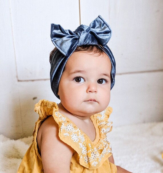 velvet baby headband