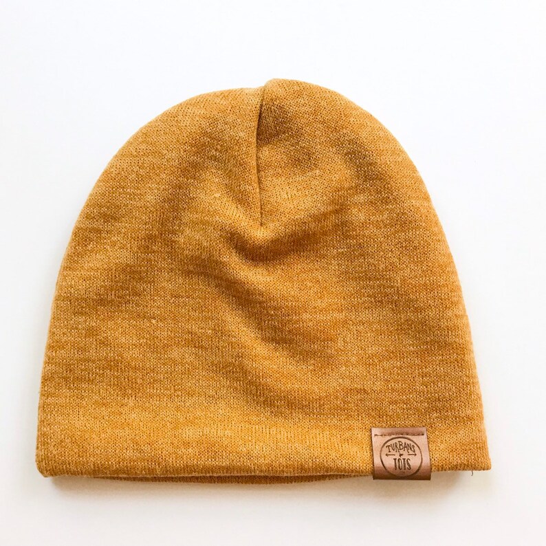 Mustard Knit Beanie newborn beanie infant beanie boy Etsy
