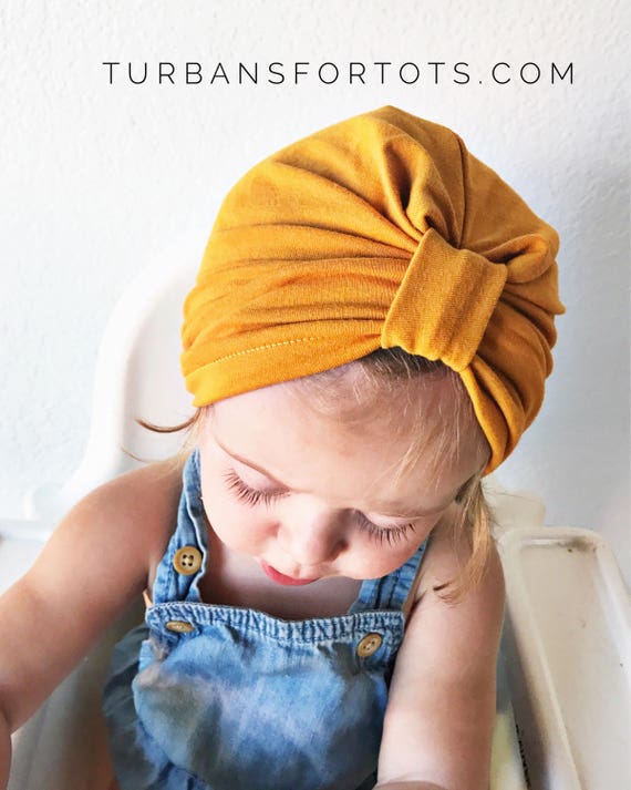 mustard baby hat