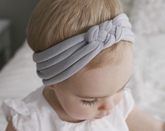 Light Gray : sailors knot headband