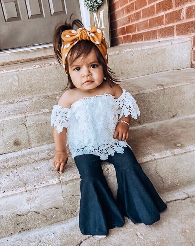 Top Knot Mommy /& Me Set mustard brown Textured Butterscotch Polka Dot Textured