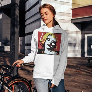 Marilyn Monroe Stencil Pop Art Unisex Hoodie, Heavy Blend Hoodie, Couple Hoodie, Comfy Hoodie, Designer hoodie, Pop Art Hoodie, Norma Jeane